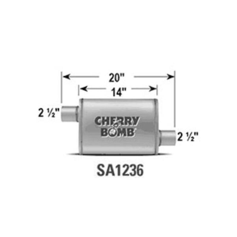 Cherry Bomb Salute Mufflers SA1236