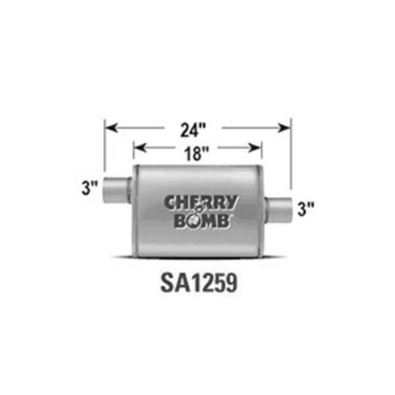 Cherry Bomb Salute Mufflers SA1259