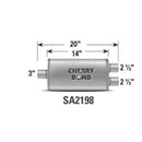 Cherry Bomb Salute Mufflers SA2198