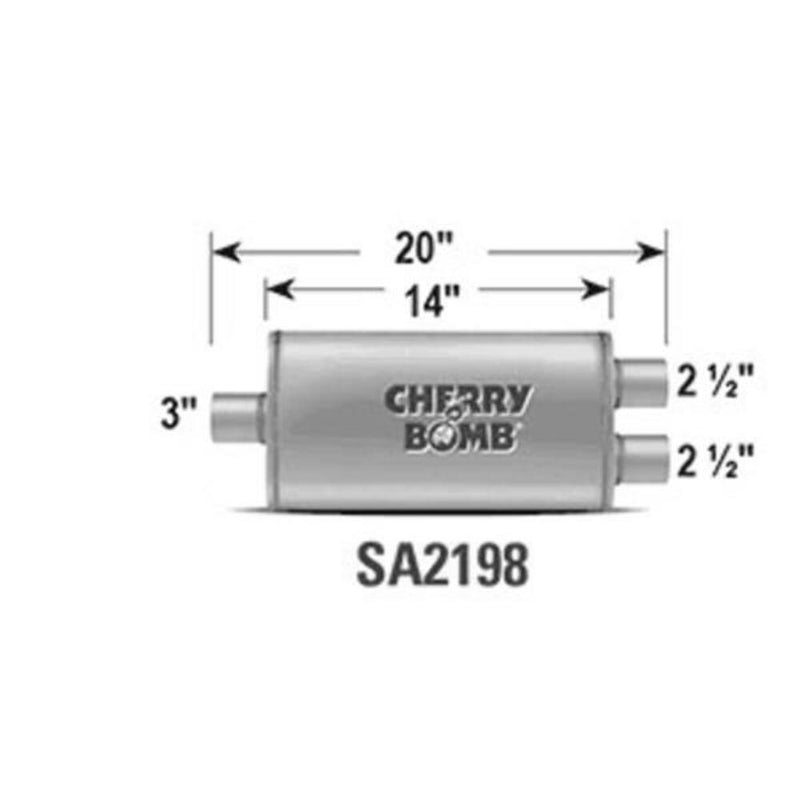 Cherry Bomb Salute Mufflers SA2198