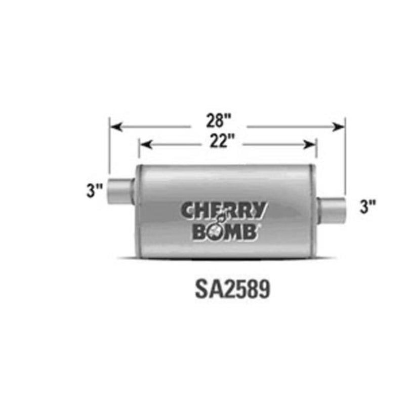 Cherry Bomb Salute Mufflers SA2589