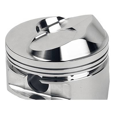 JE Pistons 258213 Big Block Chevy Open Chamber Dome Top Pistons, 4.350" Bore