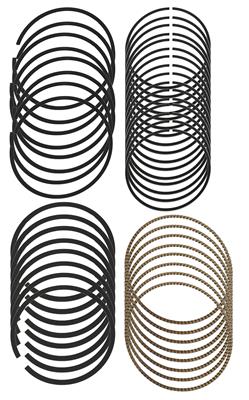 JE Pistons S100S8-45005 Piston Rings Plasma-moly 4.500 in. Bore 1/16 in. 1/16 in