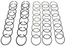 JE Pistons J100F8-4030-5 Premium Race Series Piston Rings, 4.030" Bore