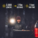 KC HiLiTES FLX 3K Rechargeable Flashlights 9965