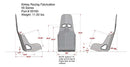 Kirkey 55 Series Aluminum Pro Street Drag Seats 55150