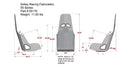 Kirkey 55 Series Aluminum Pro Street Drag Seats 55170