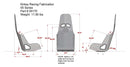 Kirkey 55 Series Aluminum Pro Street Drag Seats 55170
