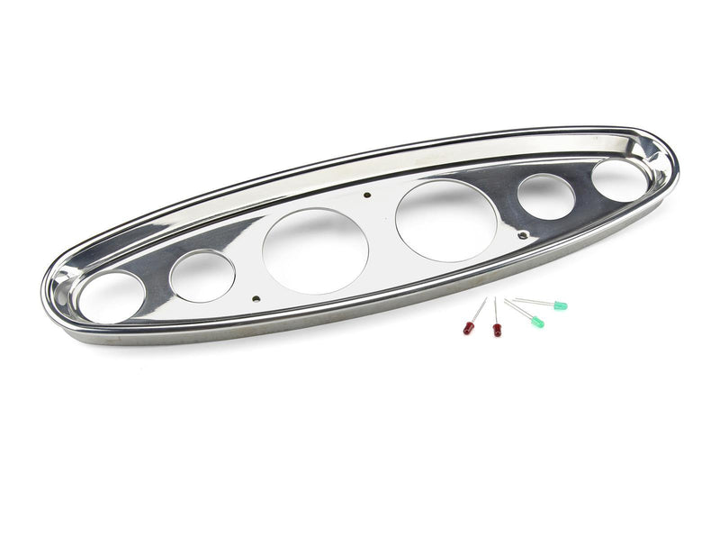 Lokar Billet Aluminum Oval Gauge Panel Dash Inserts BDI-9110