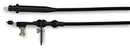 Lokar XKD-2350HT Kickdown Cable Kit with Black Stainless Steel Housing and Black Aluminum Fittings for GM TH-350 Transmission