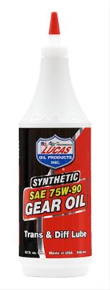 Lucas Oil 10047 Synthetic SAE 75W-90 Gear Oil - 1 Quart