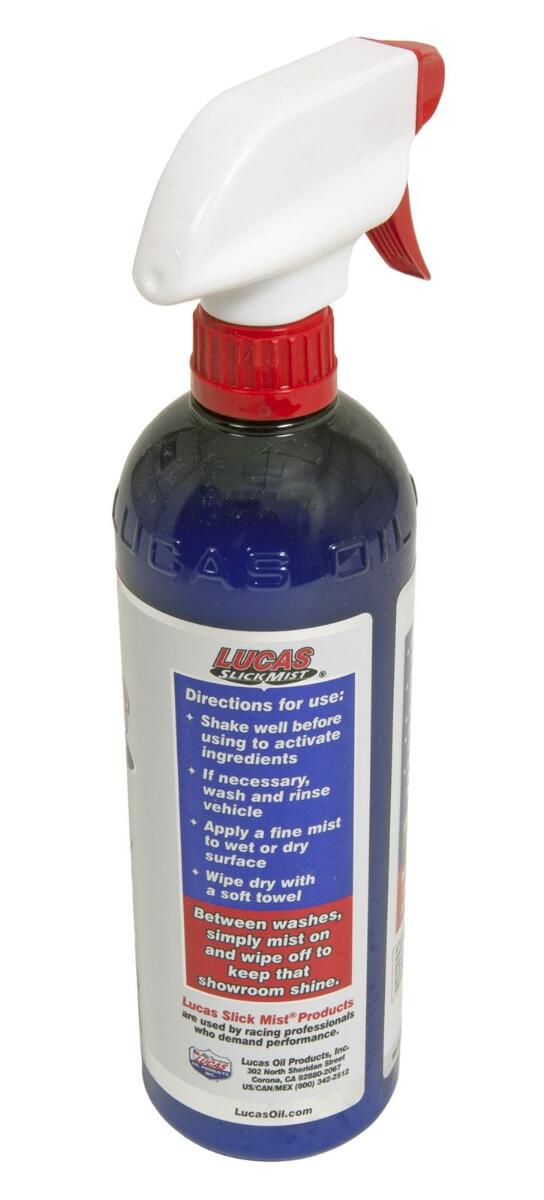 Lucas Oil 10160 Slick Mist Speed Wax, 24oz. Spray Bottle