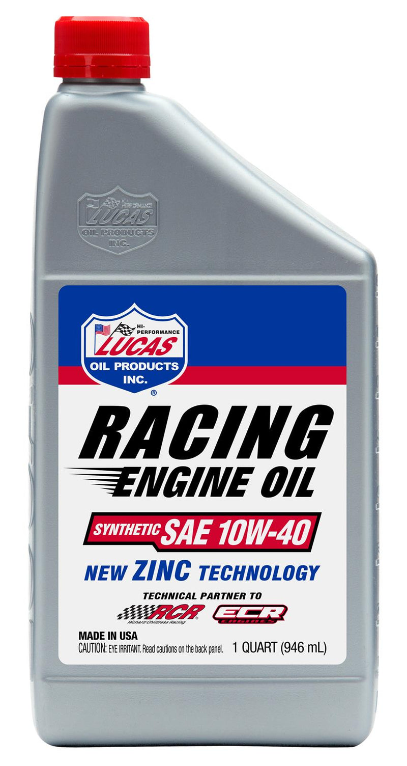 Lucas Oil 10942 Racing-Only High Performance Motor Oil, 10W40 - 1 Qt.
