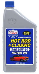 Lucas Oil 10689 Hot Rod & Classic Car Motor Oil SAE 20W-50, 1 Quart