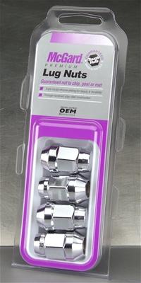 McGard 64010 Chrome Bulge Cone Seat Style Lug Nut Set (1/2-20)