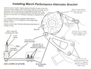 March Performance Alternator Brackets P80120-06