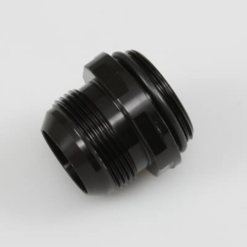 Meziere WN0041S AN O-Ring to AN Adapter Waterneck Fitting, -20AN, Black