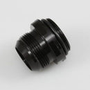 Meziere WN0041S AN O-Ring to AN Adapter Waterneck Fitting, -20AN, Black