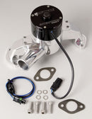 Meziere WP300U Polished Hi-Flow Style Billet Electric Water Pump for Big Block Chevy