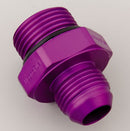 MagnaFuel MP-3019 Fitting Adapter AN to Straight Cut Straight Aluminum Purple
