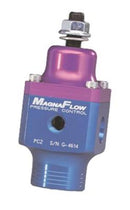MagnaFuel MP-9633 Fuel Pressure Regulator Blue/Purple Anodized 4-12 psi