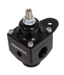 MagnaFuel MP-9833-BLK Fuel Pressure Regulator Aluminum Black Anodized 4-12 psi