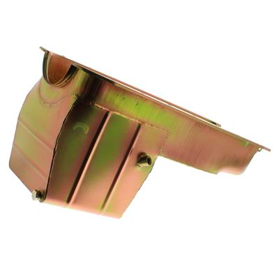Milodon 30985 Oil Pan Steel Gold Iridite 8 qt. Fits Mopar Magnum Small Block 360 Ram
