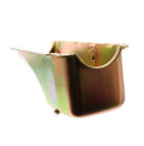 Milodon 30710 Steel, Gold Zinc Plated Stock Replacement Oil Pan BB Chevy
