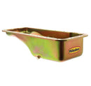 Milodon 30740 Oil Pan Steel Gold Iridite 5 qt. Ford FE Pre-1973 Front Sump Chass