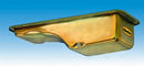 Milodon 30740 Oil Pan Steel Gold Iridite 5 qt. Ford FE Pre-1973 Front Sump Chass