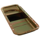 Milodon 30761 Oil Pan Steel Gold Iridite 6 qt. Mopar B/RB Engines A B and E Bodi