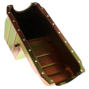 Milodon 30985 Oil Pan Steel Gold Iridite 8 qt. Fits Mopar Magnum Small Block 360 Ram