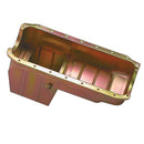 Milodon 30985 Oil Pan Steel Gold Iridite 8 qt. Fits Mopar Magnum Small Block 360 Ram