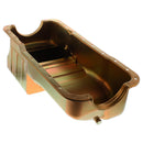Milodon 31125 Steel, Gold Zinc Plated Street and Strip Oil Pan for Ford 302