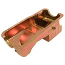 Milodon 31125 Steel, Gold Zinc Plated Street and Strip Oil Pan for Ford 302