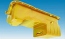 Milodon 31125 Steel, Gold Zinc Plated Street and Strip Oil Pan for Ford 302