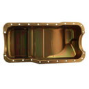 Milodon 31125 Steel, Gold Zinc Plated Street and Strip Oil Pan for Ford 302