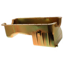 Milodon 31125 Steel, Gold Zinc Plated Street and Strip Oil Pan for Ford 302