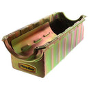 Milodon 31557 Oil Pan Steel Gold Iridte 10 qt. Fits Chevy Big Block Mark IV Marine