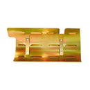 Milodon 32212 Windage Tray Steel Gold Iridite Louvered Rear Sump Ford Small