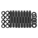 Milodon 84550 Aluminum Blower Stud Kit,Black