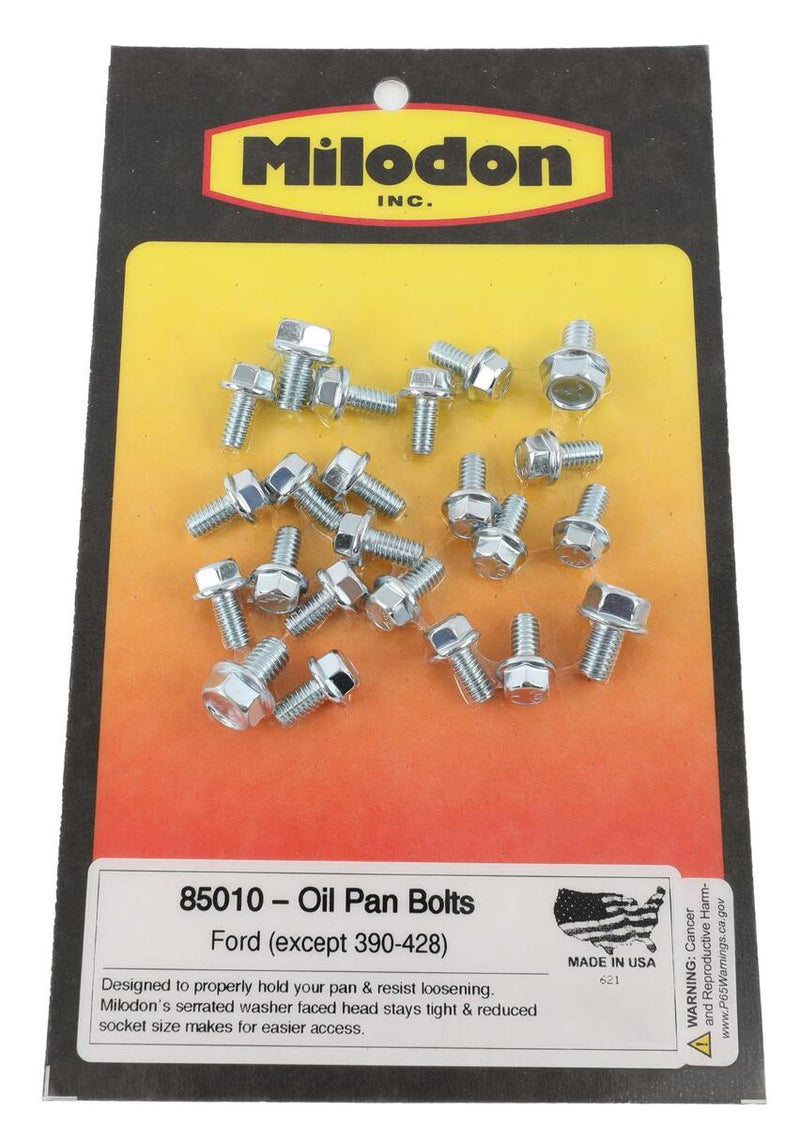 Milodon Oil Pan Bolt Kits 85010