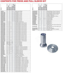 Mueller Kueps XS Press and Pull Sleeve Kits 609390