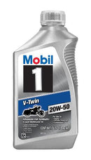 Mobil 1 V-Twin 20W-50 Synthetic Motorcycle Oil 112630