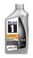 Mobil 1 126870 Supercar Synthetic Motor Oil 0W-40, 6-Pack