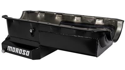 Moroso 20405 Oil Pan, Steel, Black, 6 qt., Chevy, Big Block,