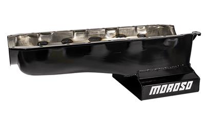 Moroso 20416 Oil Pan, Steel, Black, 6 qt., Chevrolet, GMC, Big Block,
