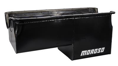 Moroso 20612 Oil Pan, Steel, Black Powdercoated, 8 qt., Ford, 429/460,