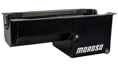 Moroso 21019 Oil Pan Drag Race 7 qt. Wet 8.25 in. Deep Windage Tray Iron Eagle