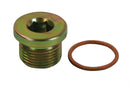 Moroso 22738 Plug, Brass, 20mm x 1.5 Thread, Low Oil Pressure Switch,